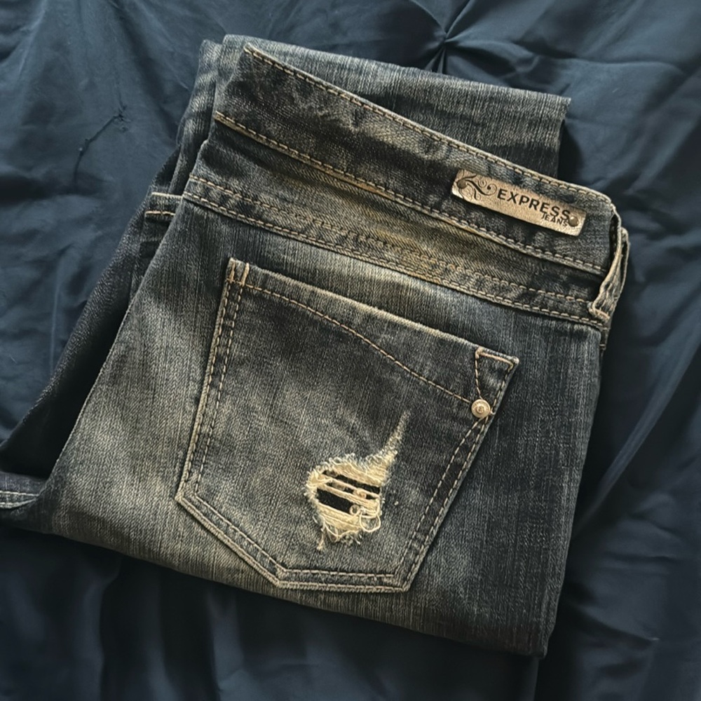 Express - Ultra skinny, slim fit low rise jeans